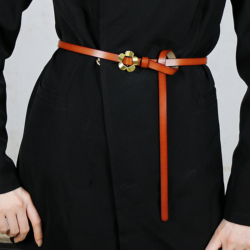 真皮腰带女细配裙子时尚百搭西装打结装饰小皮带加长衬衫收腰配饰,服饰配件/皮带/帽子/围巾,腰带/皮带/腰链,淘宝优惠券,粉丝福利购,淘宝优惠卷