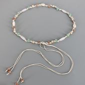 民族风编织细腰带女配裙子夏季 百搭装 饰腰链高级感腰绳裙带配饰