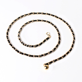 金属链条腰带女细配裙子简约百搭毛衣装 饰腰链ins加长辣妹配饰潮