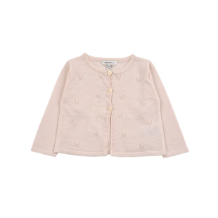 开衫 舒适毛衣圆领长袖 百搭 纯棉婴幼儿男女童宝宝针织衫 ZK11130