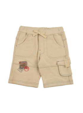 ZK10676 舒适棉质夏季男女童宝宝婴幼儿短裤五分裤松紧腰休闲透气