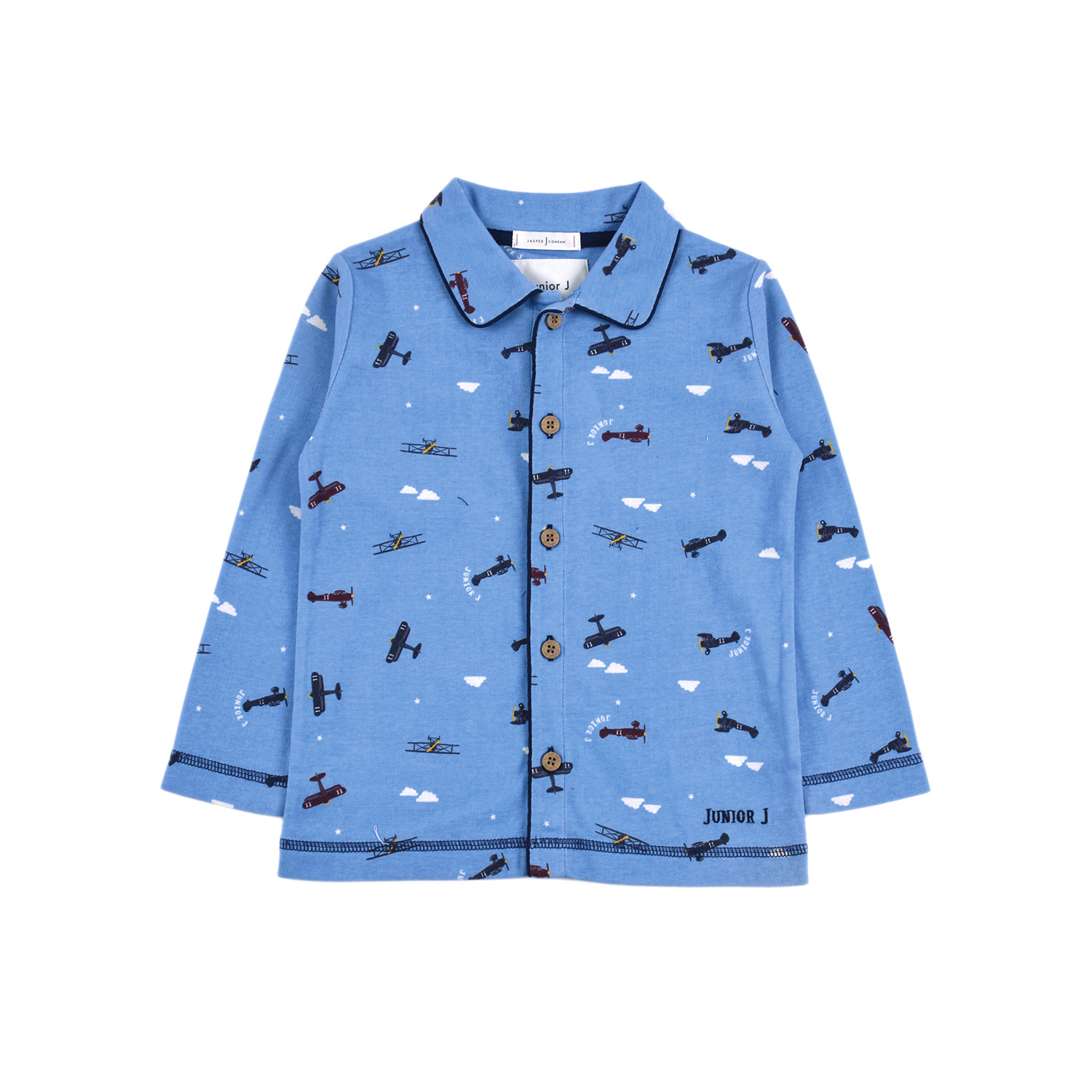 A2269 多款纯棉舒适春秋季男女童外套衬衫翻领长袖开衫休闲中小童