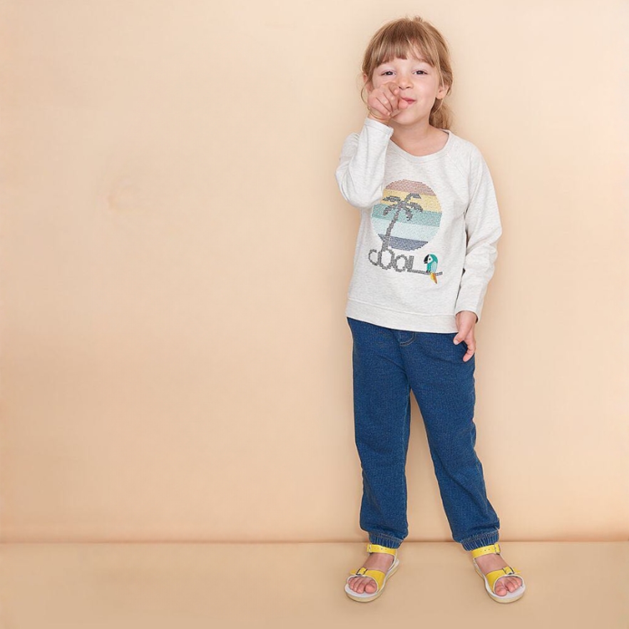 A2231百搭时尚男女童婴幼儿宝宝中小童棉质春秋季牛仔裤休闲长裤