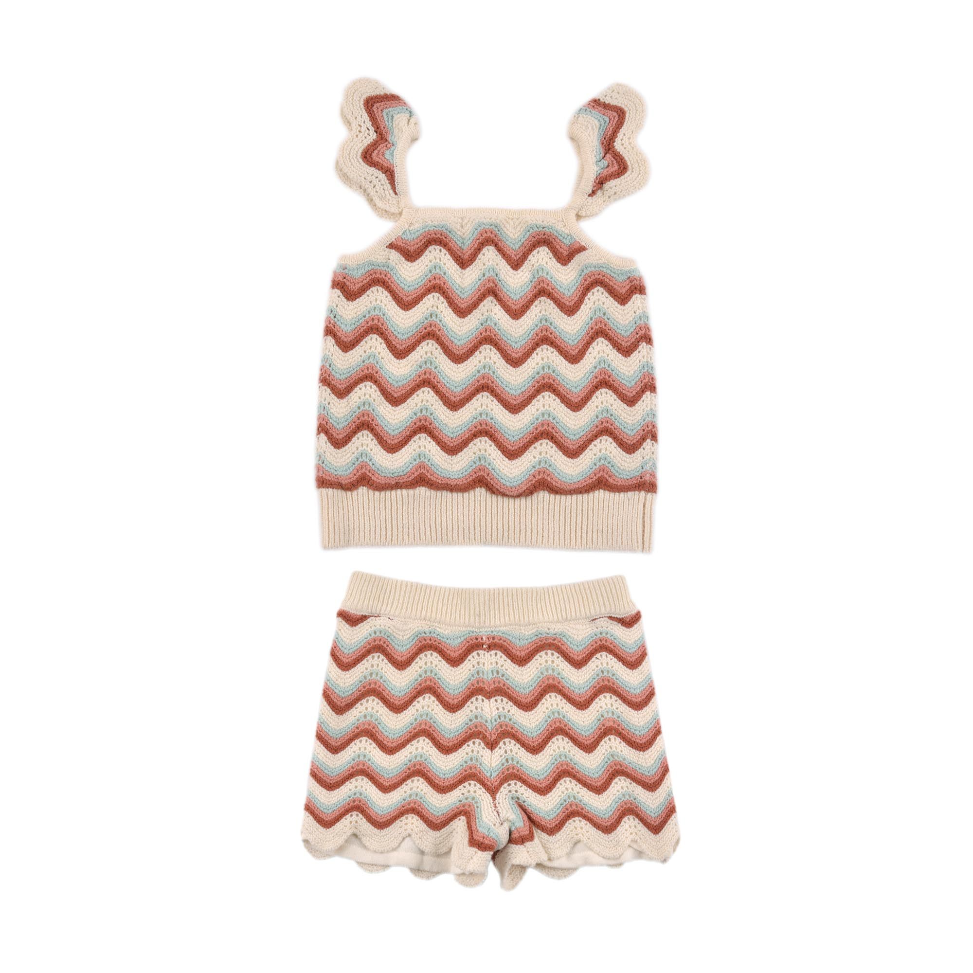 D1742 条纹舒适女童针织衫婴幼儿小童宝宝吊带毛衣套装短裤儿童,童装/婴儿装/亲子装,毛衣/针织衫,淘宝优惠券,粉丝福利购,淘宝优惠卷