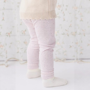 D1846 三色有机棉亲肤舒适男女童婴幼儿宝宝大中小童儿童长裤