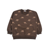 套头卫衣儿童上衣 中小童圆领长袖 A2629 有机棉舒适男童印花款