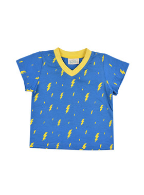 ZK10877 全棉婴幼儿小童宝宝男女童T恤V领短袖套头小童上衣舒适