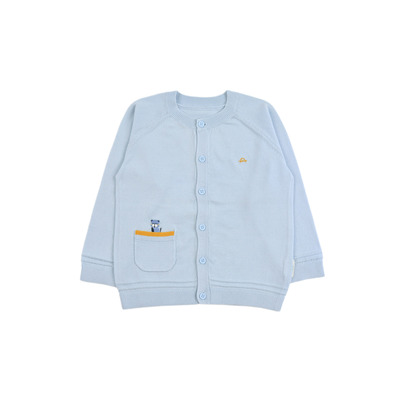 D1246 全棉百搭男女童婴幼儿宝宝针织衫毛衣圆领长袖开衫小童上衣