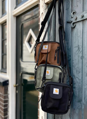 正品Carhartt WIP卡哈特小方包斜挎包帆布工装单肩包胸包男女情侣