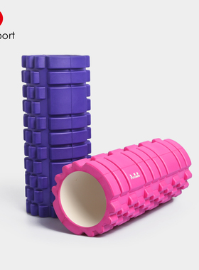 泡沫轴瑜伽柱肌肉按摩放松器健身瘦腿滚轴foam roller琅琊棒滚筒