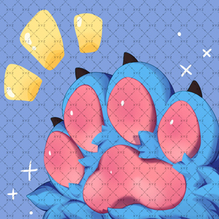 兽爪模板约稿定制furry兽圈幻想生物白菜价