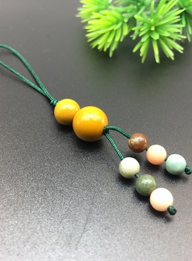 玛瑙阿拉善彩玉手机挂包挂钥匙挂