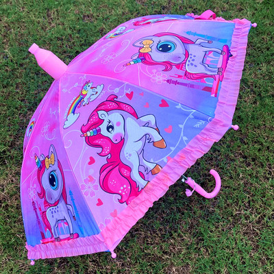 儿童雨伞卡通男女童小孩学生宝宝晴雨两用遮阳伞可爱公主自动伞