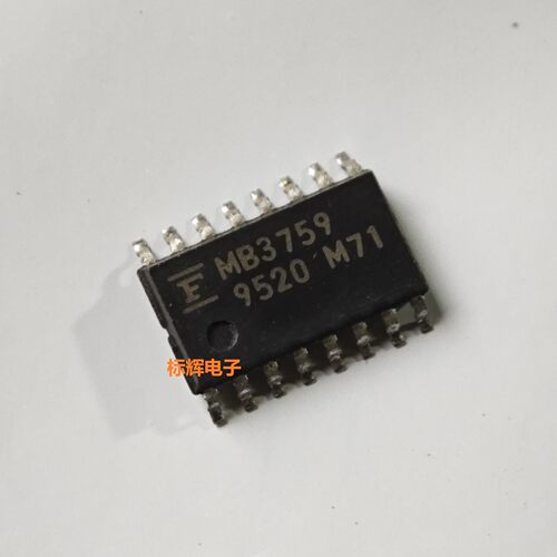 贴片 MB3759PF MB3759进口拆机稳压器IC芯片 SOP-16 可直拍