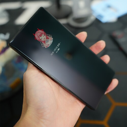 FY  【AR抗反射】适用于红魔10pro系列 全透明大弧边  玻璃钢化膜【六孔定位盒】