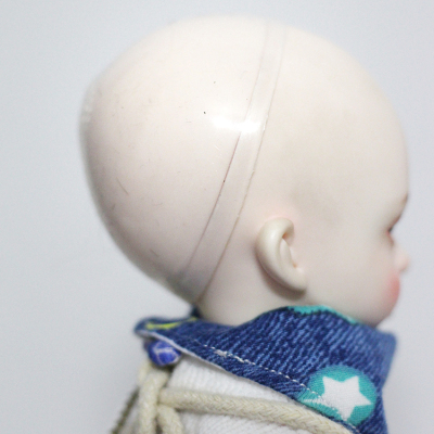 taobao agent [68 Free Shipping] BJD small cloth three, four six, Pu Shu uncle silicon head wrapper to increase wig fixed maintenance