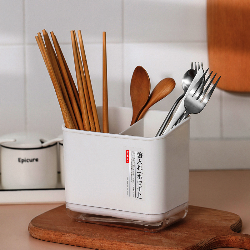 日式餐具沥水收纳盒置物架筷子筒