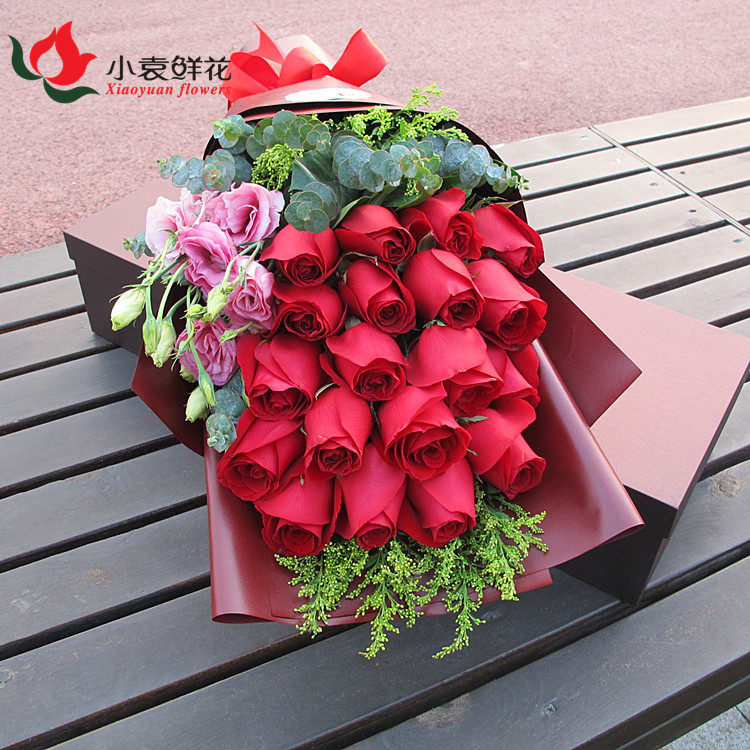 苏州常州无锡生日鲜花同城速递七夕情人节红玫瑰礼盒送女友爱人