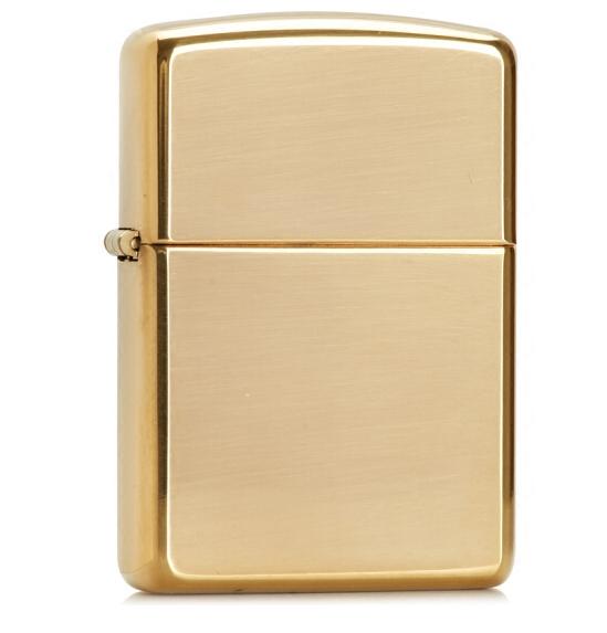 zippo打火机正版黄铜204B254B