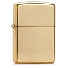 ZIPPO 打火机正版黄铜盔甲拉丝204B 168正品254B 169盔甲原装