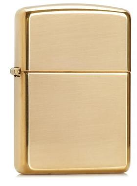 ZIPPO 打火机正版黄铜盔甲拉丝204B 168正品254B 169盔甲原装