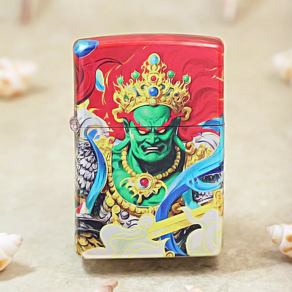 Zippo国风不动明王防风打火机