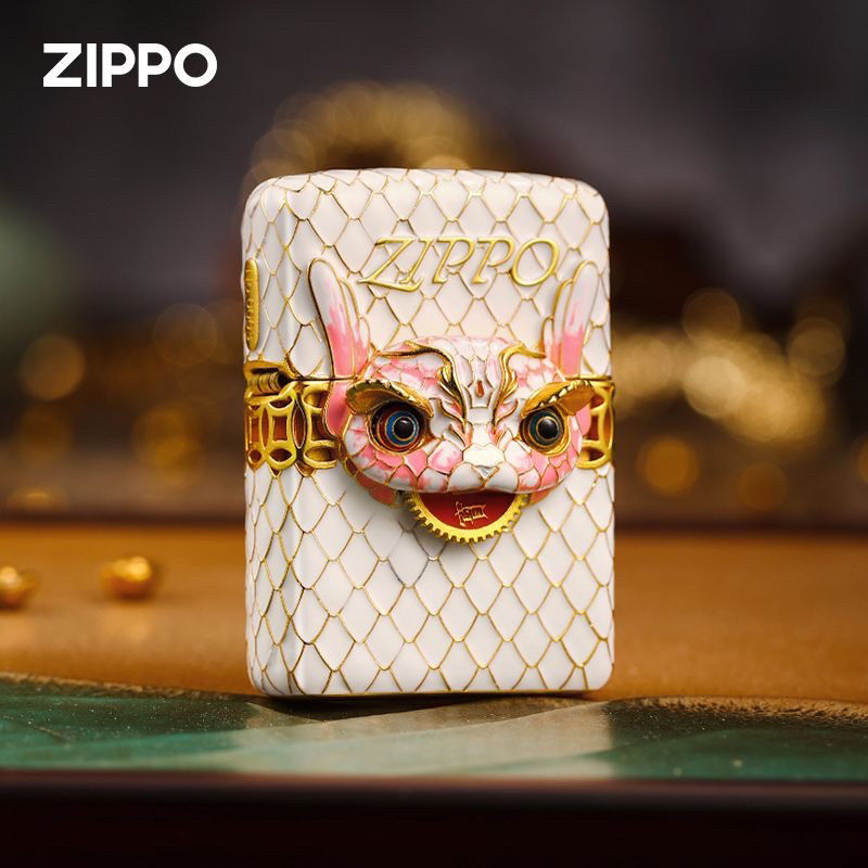 zippo夜光重机鸿运灵蟒本命礼物