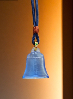 古法琉璃南屏晚钟吊坠DIY配件