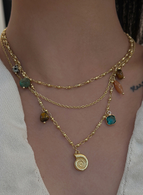 JILIFANG意大利度假风多层项链