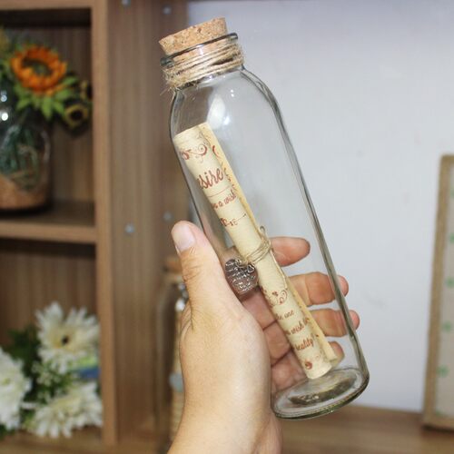 品诚玻璃情书表白许愿瓶送礼