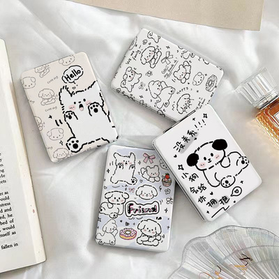 涂鸦小狗狗小镜子随身带便携式镜