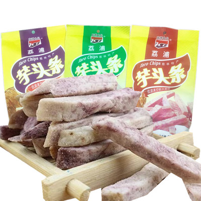 广西桂林特产康博荔浦芋头条250g果蔬干果原果脱水食品零食小吃