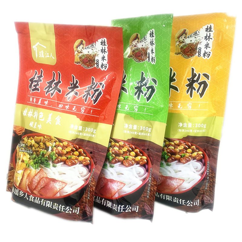 广西特产桂林湿米粉300g速食冲泡酸菜酸豆角酸笋味粉丝米线方便面
