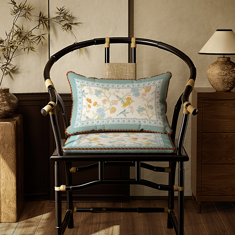 红木沙发坐垫实木家具中式太师圈椅中式椅子木椅茶桌椅垫坐垫定制