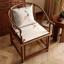 中式沙发椅子坐垫红木实木茶桌椅垫餐椅太师椅圈椅官帽椅坐垫定制