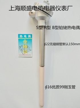 铂铑热电偶S型B型WRP-130/WRR-130/0-1600℃高温电炉专用精密测量