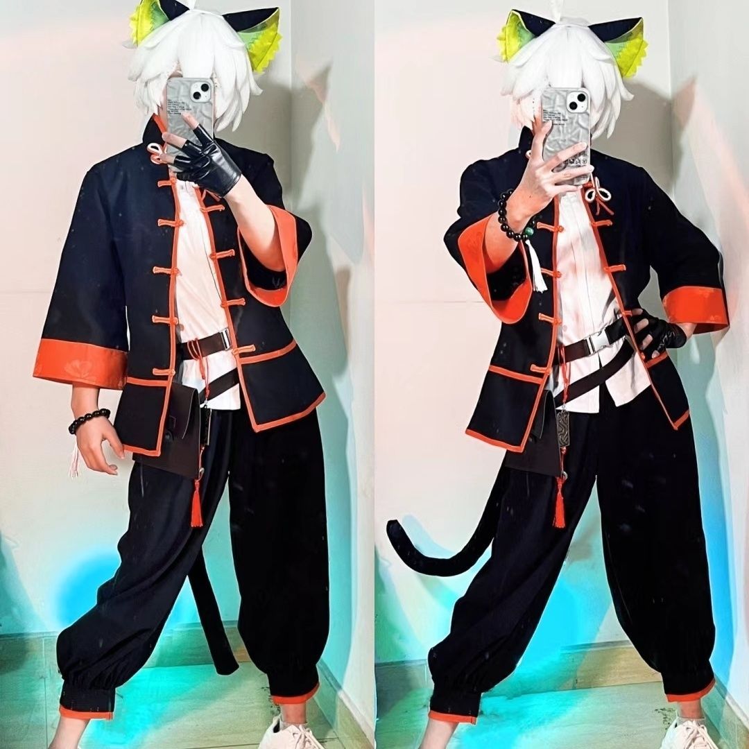 明日方舟cosplay服罗小