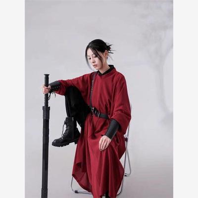 唐制圆领袍汉服国风帅气