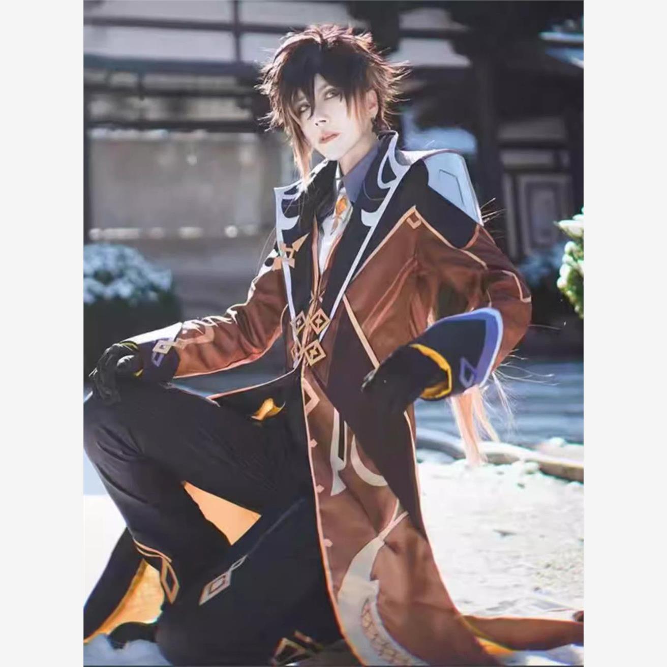 原神钟离cos服摩拉克斯二