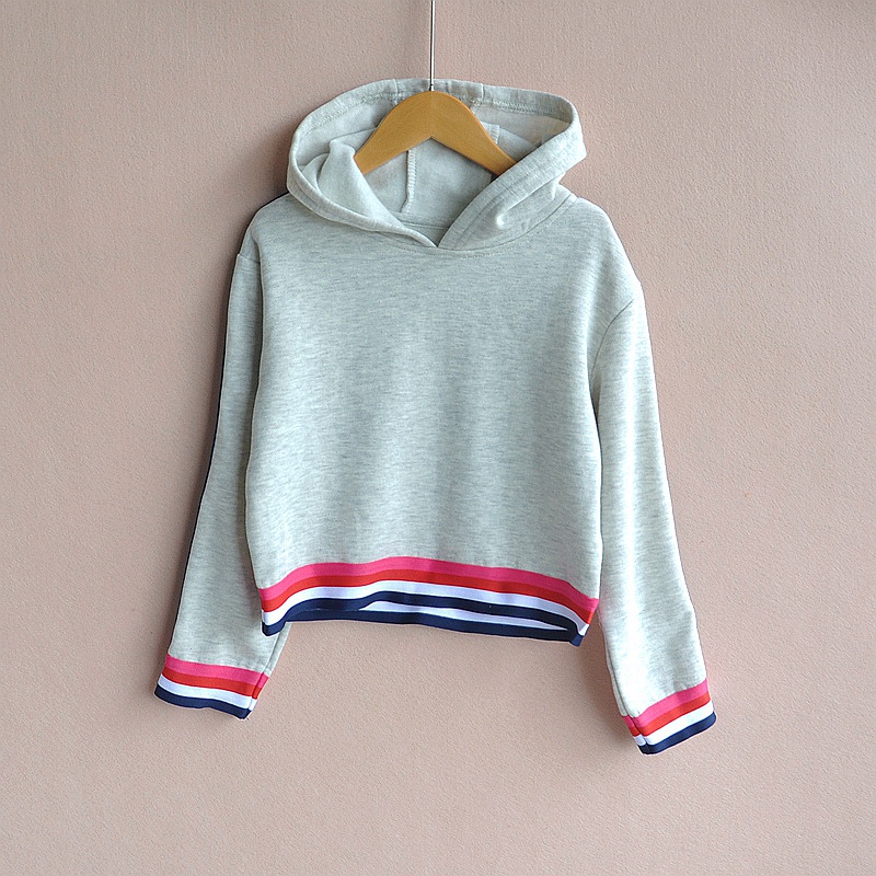 女童加绒秋冬中大童休闲卫衣