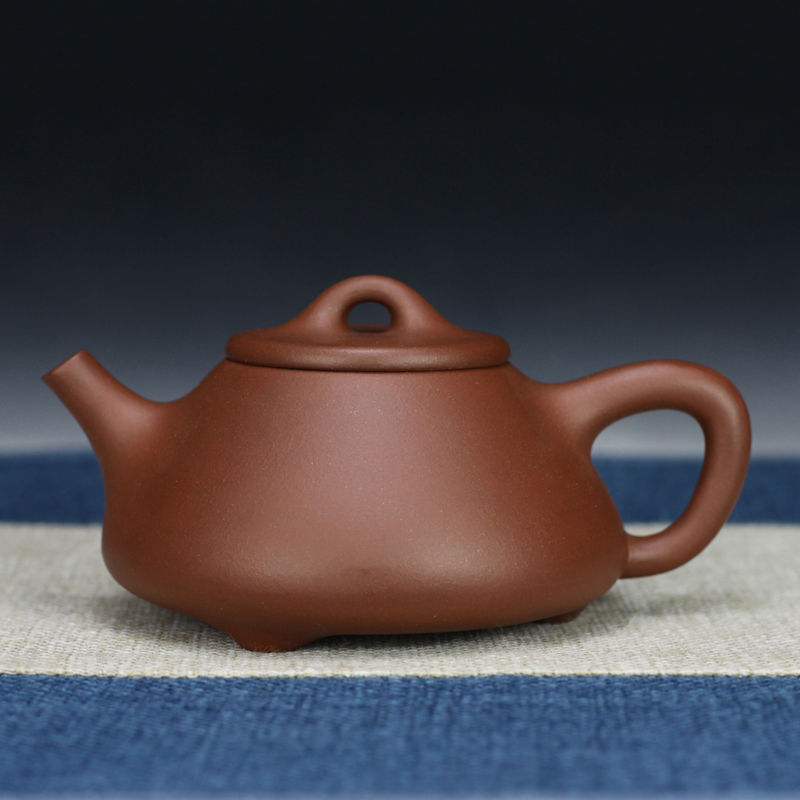 子冶石瓢全手工宜兴紫砂壶原矿清水泥国助功夫茶收藏225cc包邮