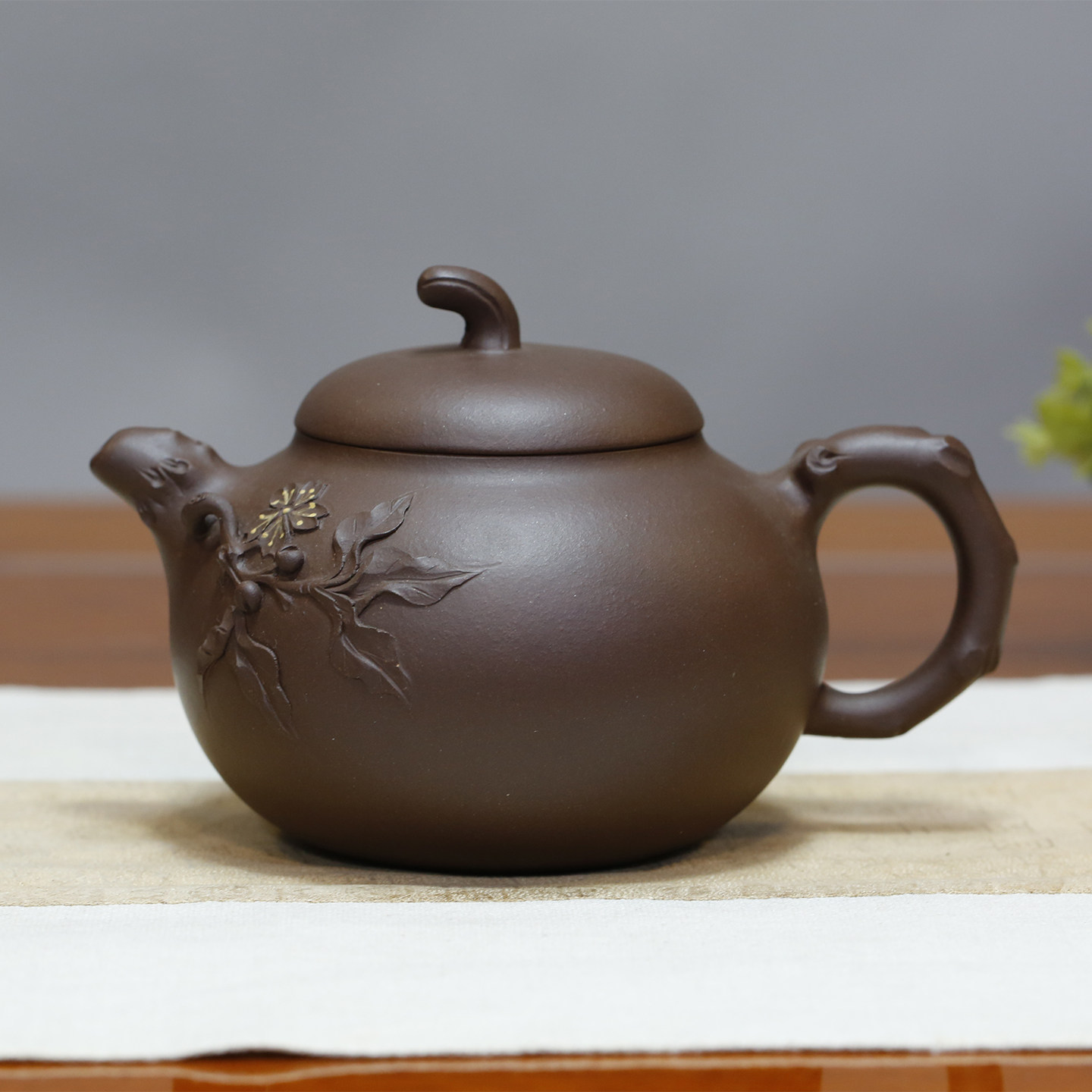 宜兴原矿紫泥正高工全手工紫砂壶