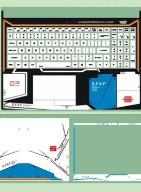 蓝天PC51 NB60贴膜吾空X5 NH55 P570 X7200外壳膜N970TC炫彩贴膜