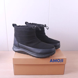 男靴女靴 一脚蹬雪地靴 出口订单保暖防水情侣款 户外靴