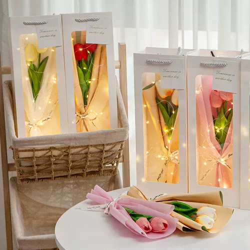 2024 Высоко -стоимость День Матери Практическое отправление матери -в -уст учителя детского сада в детском саду ручной работы китайский букет