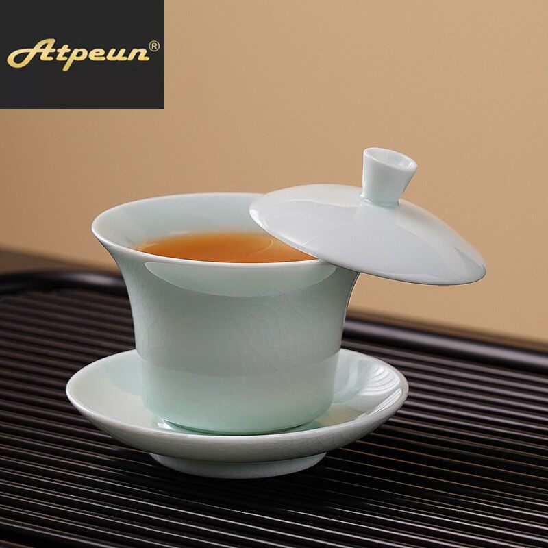 ATPEUN豪峰哥窑三才盖碗可杯子