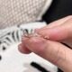 S925纯银极细mini锆石麦穗戒指轻奢高级感小众设计开口食指戒春夏