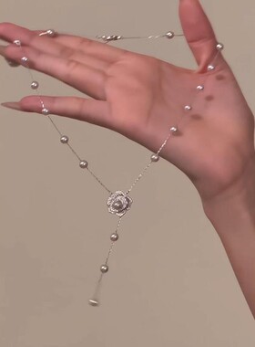 满天星仿珍珠项链轻奢小众高级感