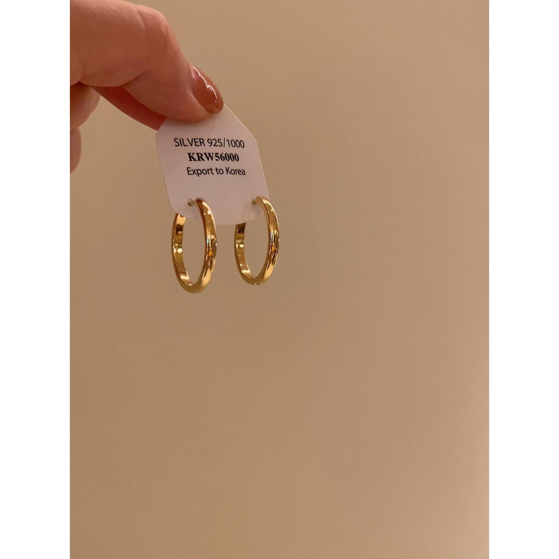 简约金色素圈耳环2025新款爆款高级感轻奢小众耳圈耳扣女秋冬耳饰,饰品/流行首饰/时尚饰品新,耳环,淘宝优惠券,粉丝福利购,淘宝优惠卷