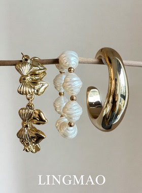 vintage复古宫廷风金色手环轻奢